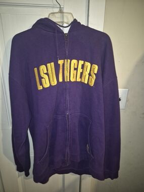 NCAA Purple Jacket with Blue Logo Tag